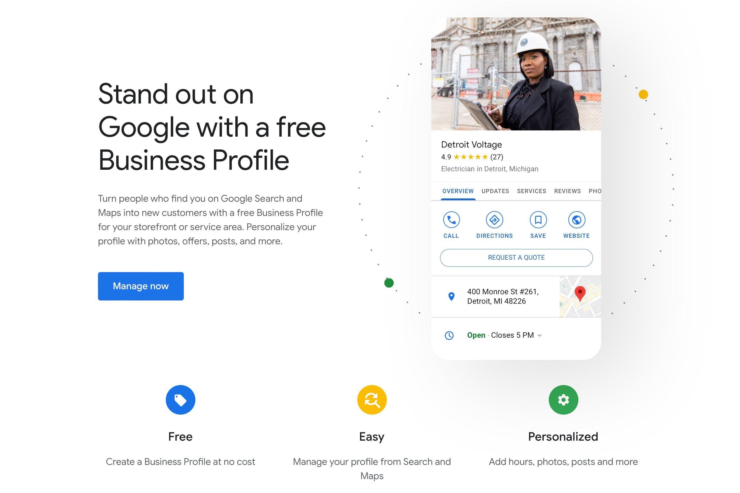 Hướng dẫn setup Google Business Profile cho trường mầm non.