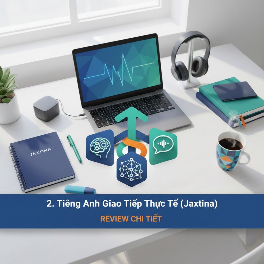 2. Tiếng Anh Giao Tiếp Thực Tế (Jaxtina): Review Chi Tiết