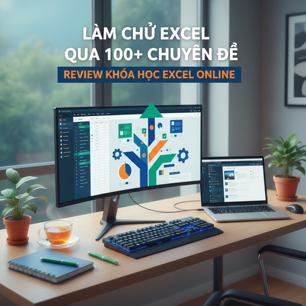 Làm Chủ Excel Qua 100+ Chuyên Đề: Review Khóa Học Excel Online