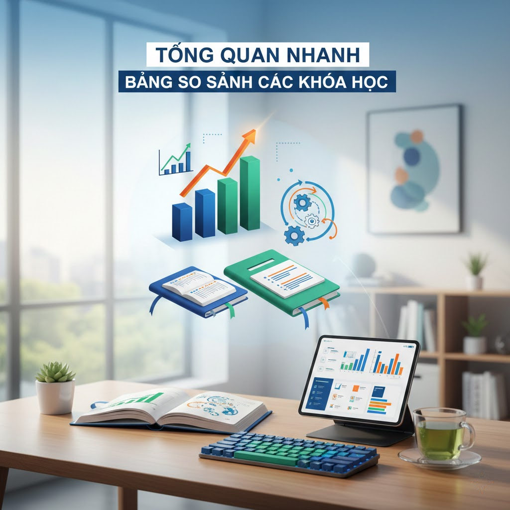 Tổng Quan Nhanh: Bảng So Sánh Các Khóa Học