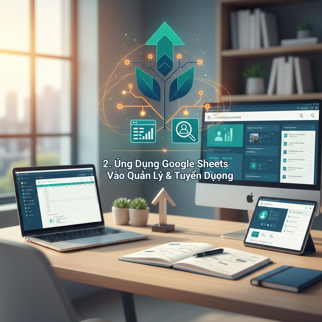 2. Ứng Dụng Google Sheets Vào Quản Lý & Tuyển Dụng