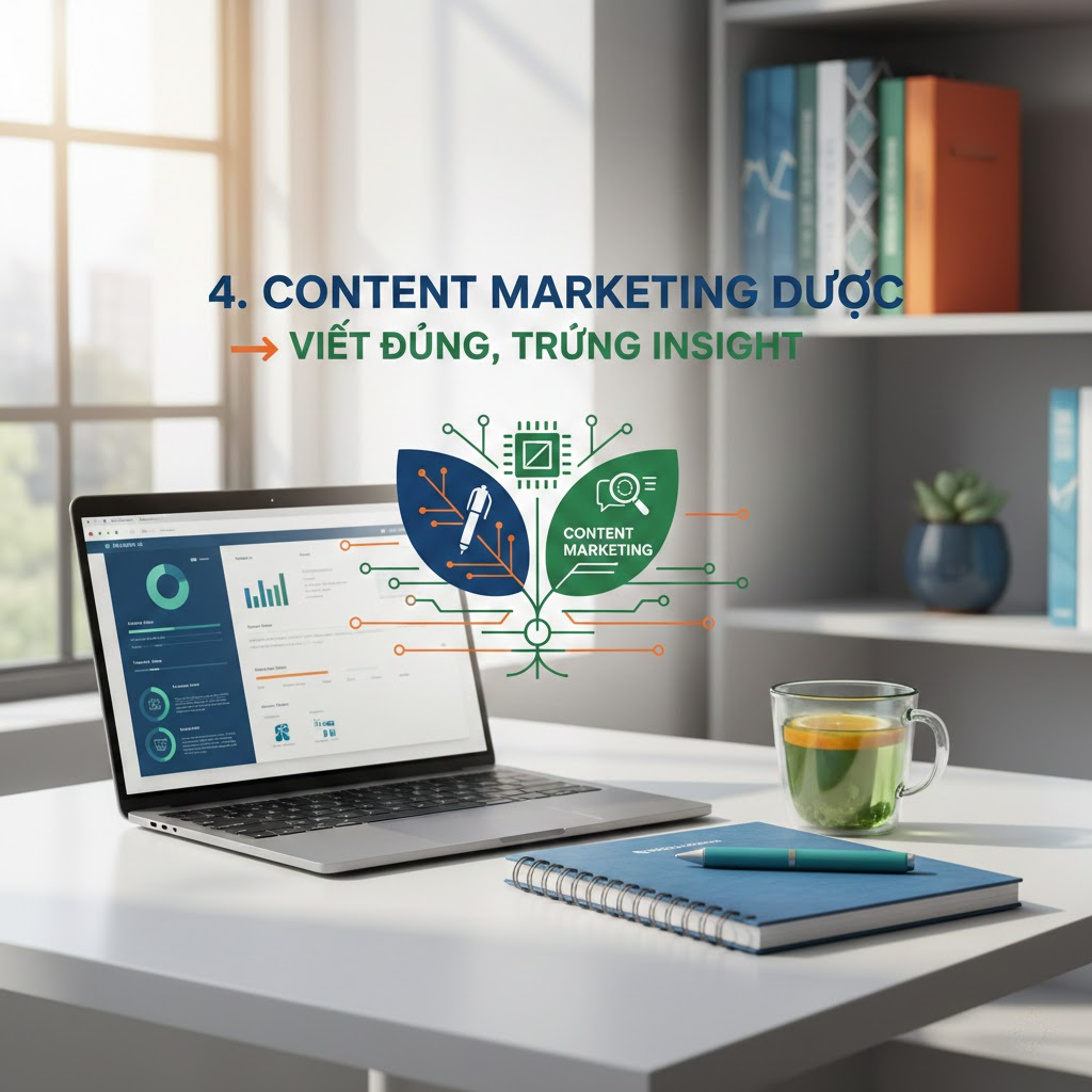 4. Content Marketing Dược: Viết Đúng, Trúng Insight