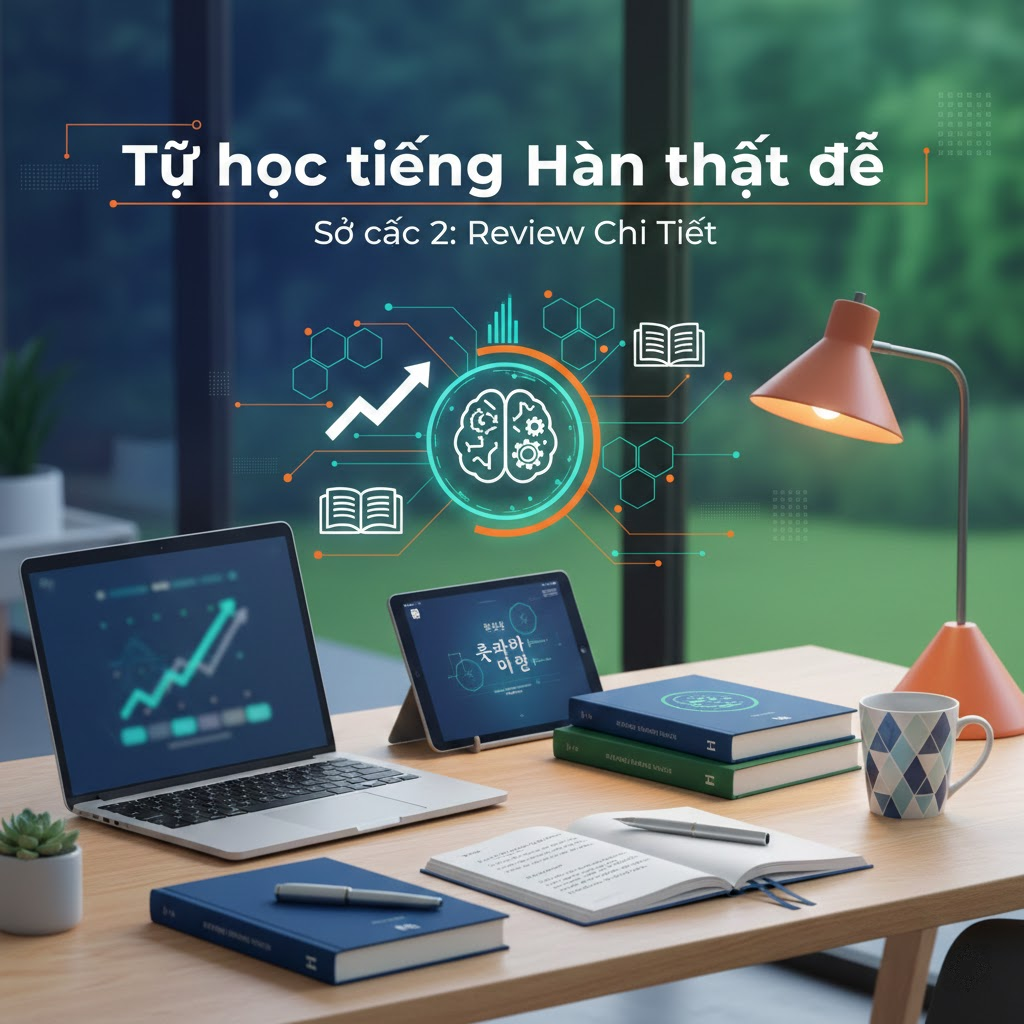 4. Tự học tiếng Hàn thật dễ - Sơ cấp 2: Review Chi Tiết