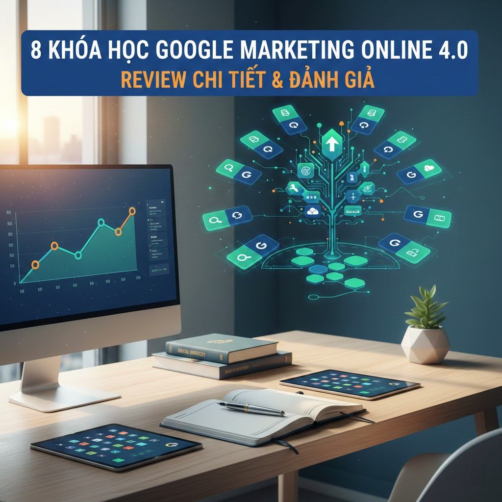 8 khóa học Google Marketing Online 4.0: Review Chi Tiết & Đánh Giá
