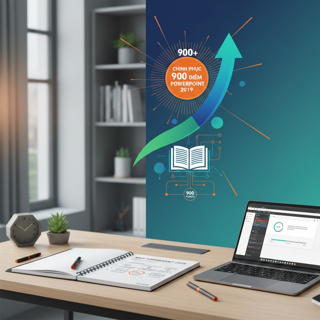 Chinh Phục 900 Điểm MOS Powerpoint 2019: Review Chi Tiết