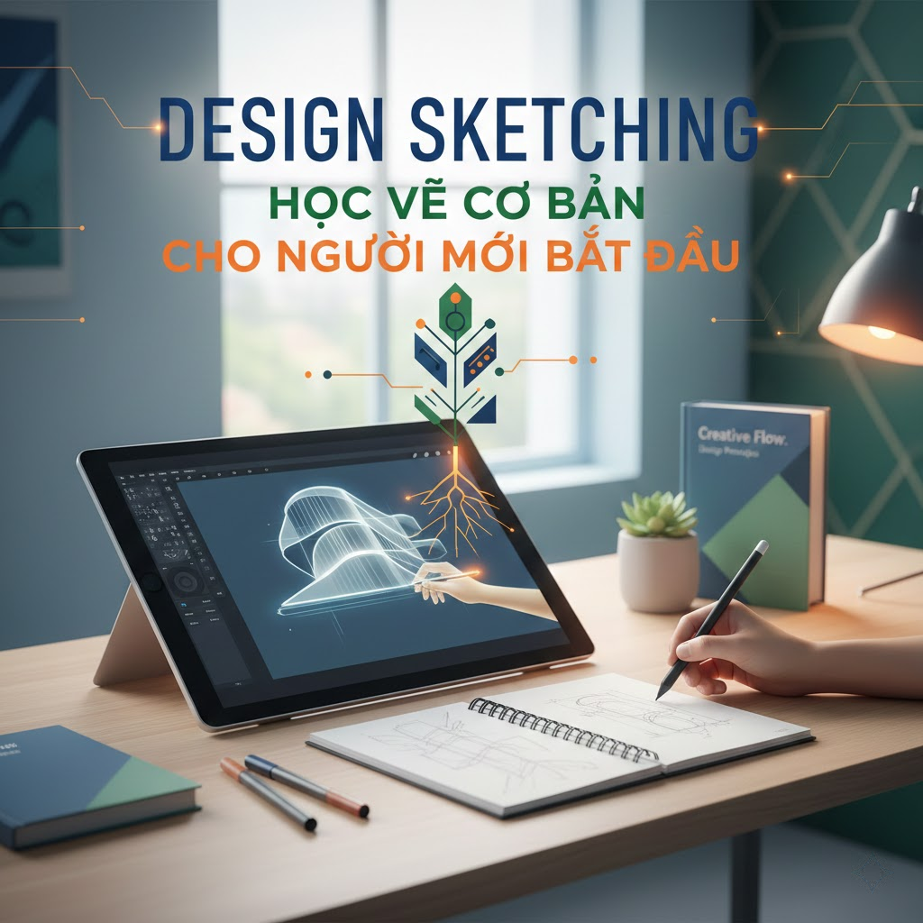 Design Sketching - Học vẽ cơ bản cho người mới bắt đầu