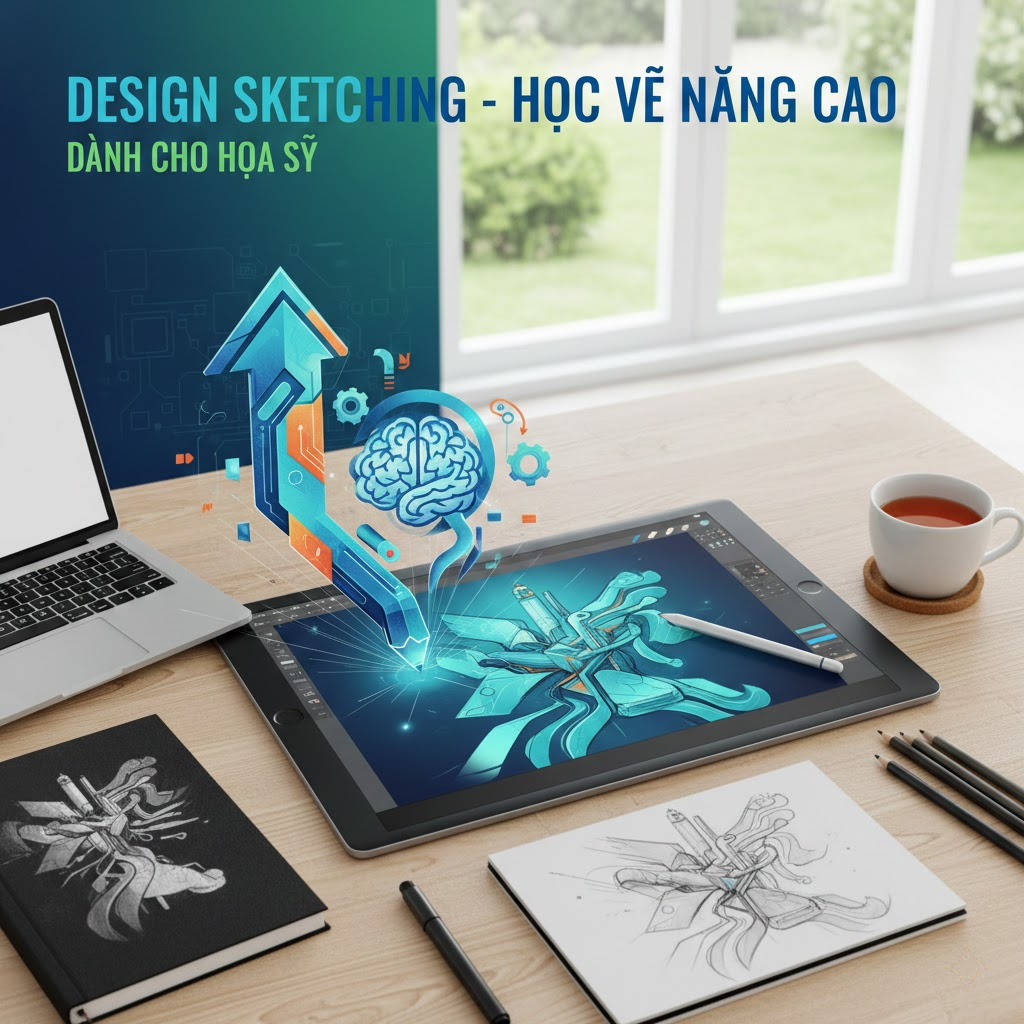 Design Sketching - Học vẽ nâng cao dành cho họa sỹ