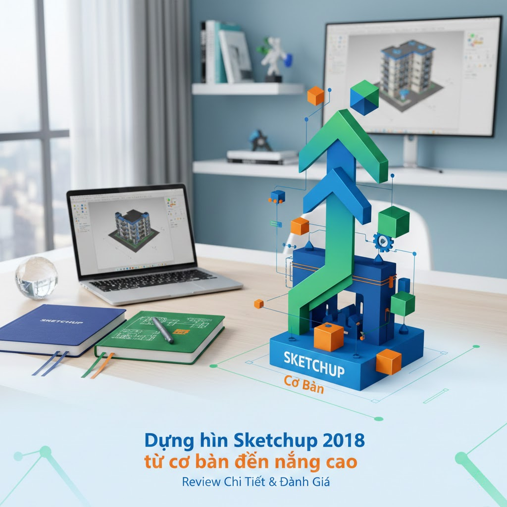 Dựng hình Sketchup 2018 từ cơ bản đến nâng cao: Review Chi Tiết & Đánh Giá