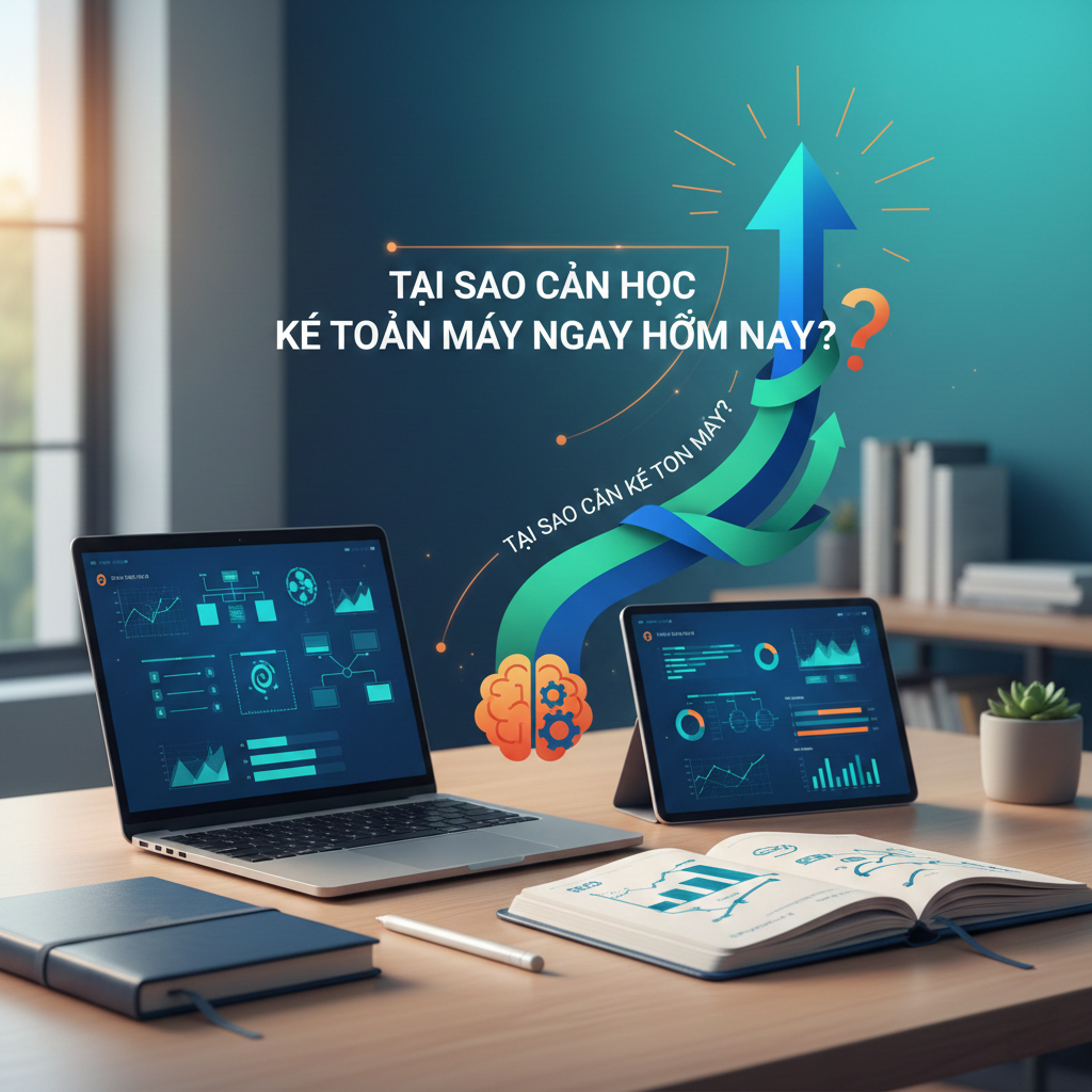 khóa học kế toán máy