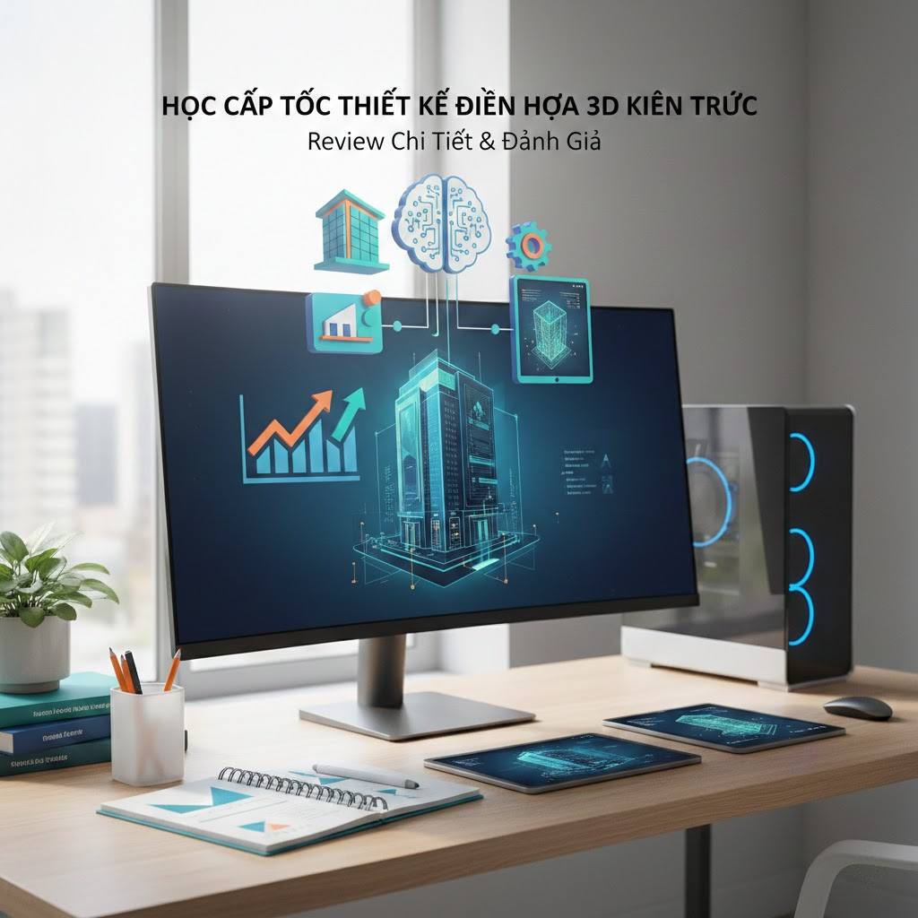Học cấp tốc thiết kế diễn họa 3d kiến trúc: Review Chi Tiết & Đánh Giá