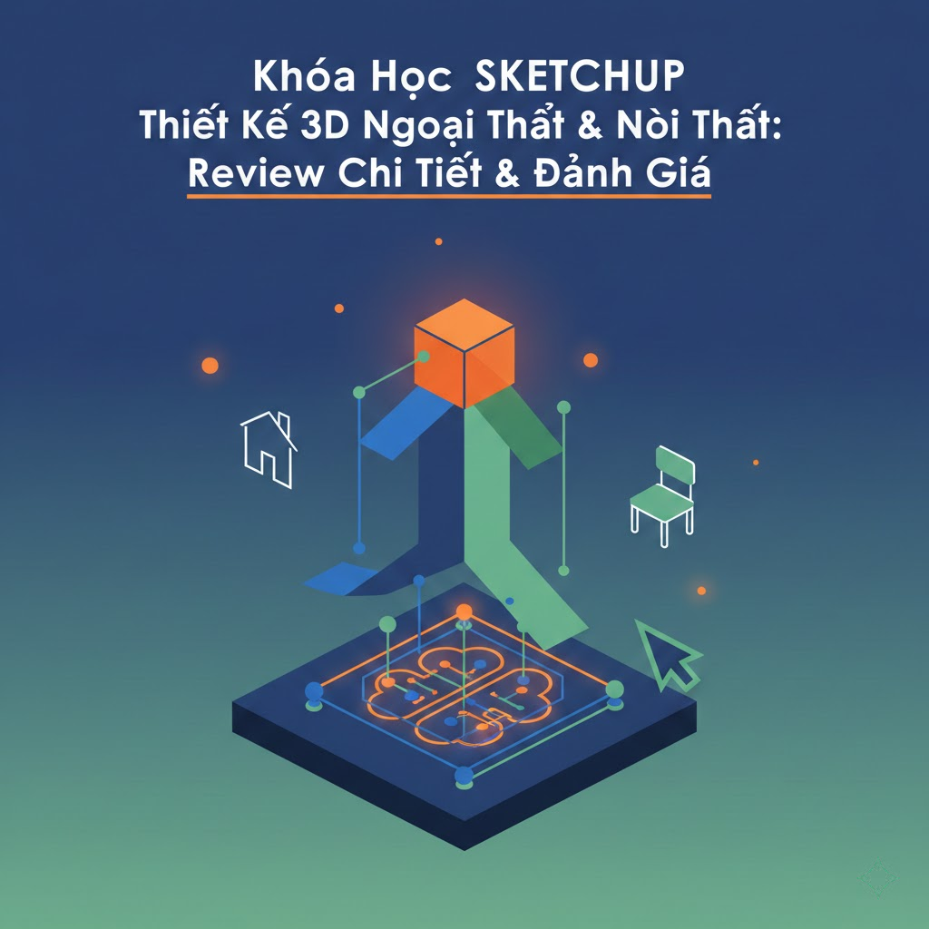 Khóa Học SKETCHUP Thiết Kế 3D Ngoại Thất & Nội Thất: Review Chi Tiết & Đánh Giá