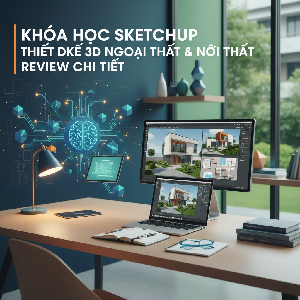 Khóa Học SKETCHUP Thiết Kế 3D Ngoại Thất & Nội Thất: Review Chi Tiết
