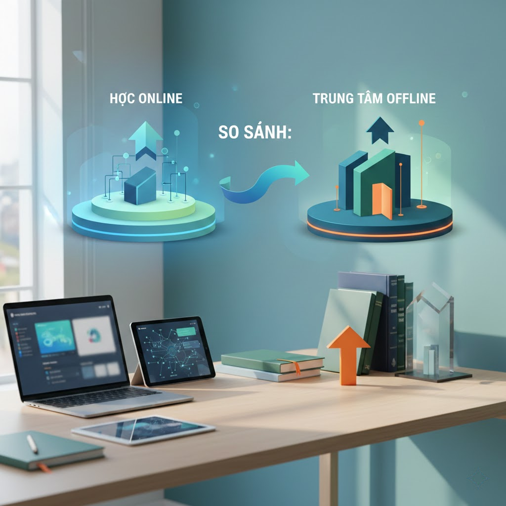 So Sánh: Học Online vs Trung Tâm Offline