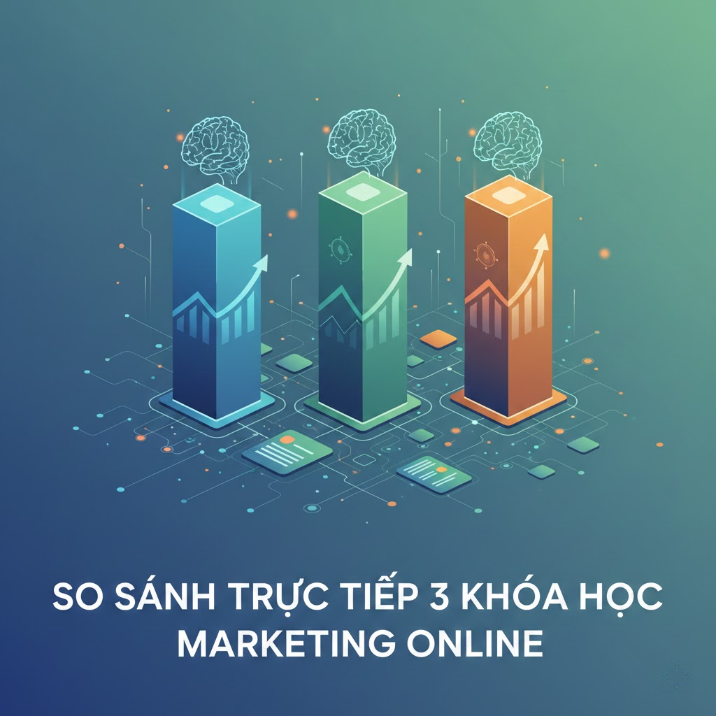 So Sánh Trực Tiếp 3 Khóa Học Marketing Online