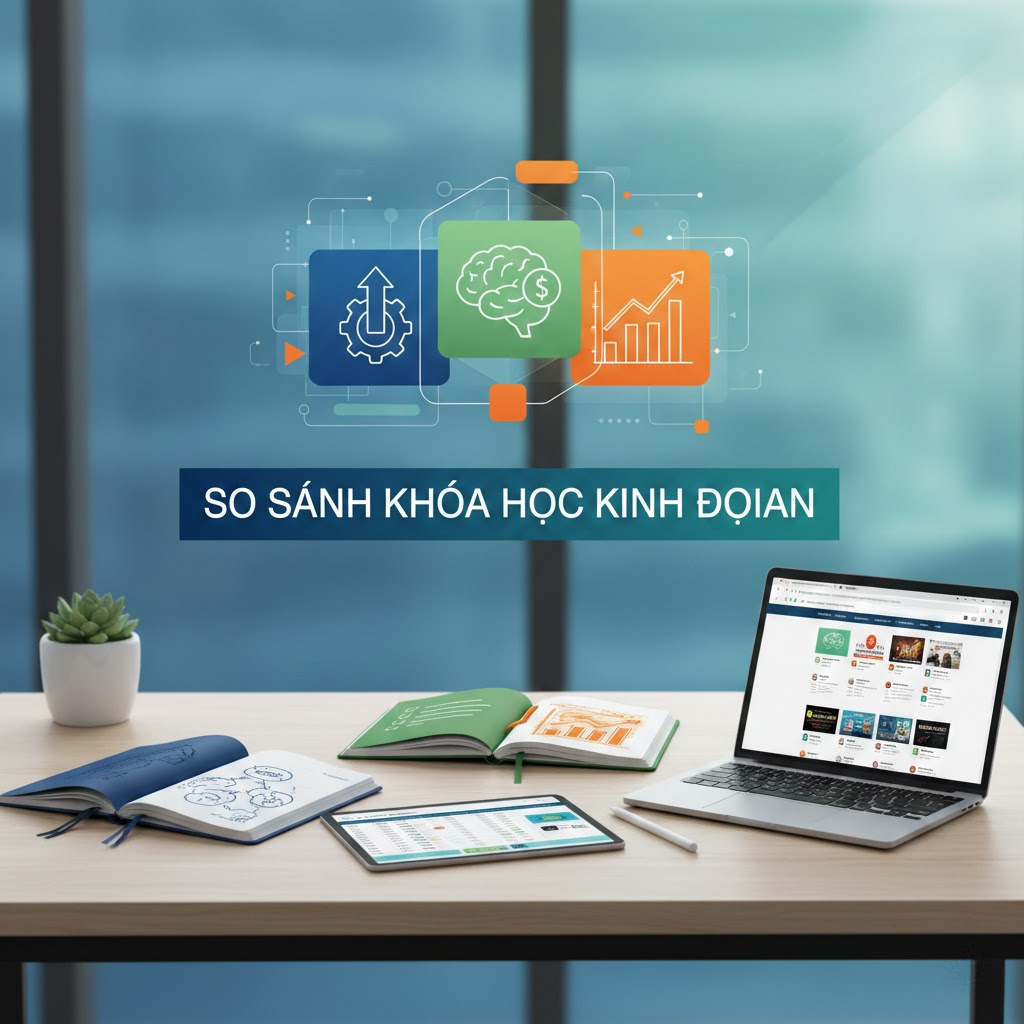 So sánh trực tiếp các khóa học kinh doanh