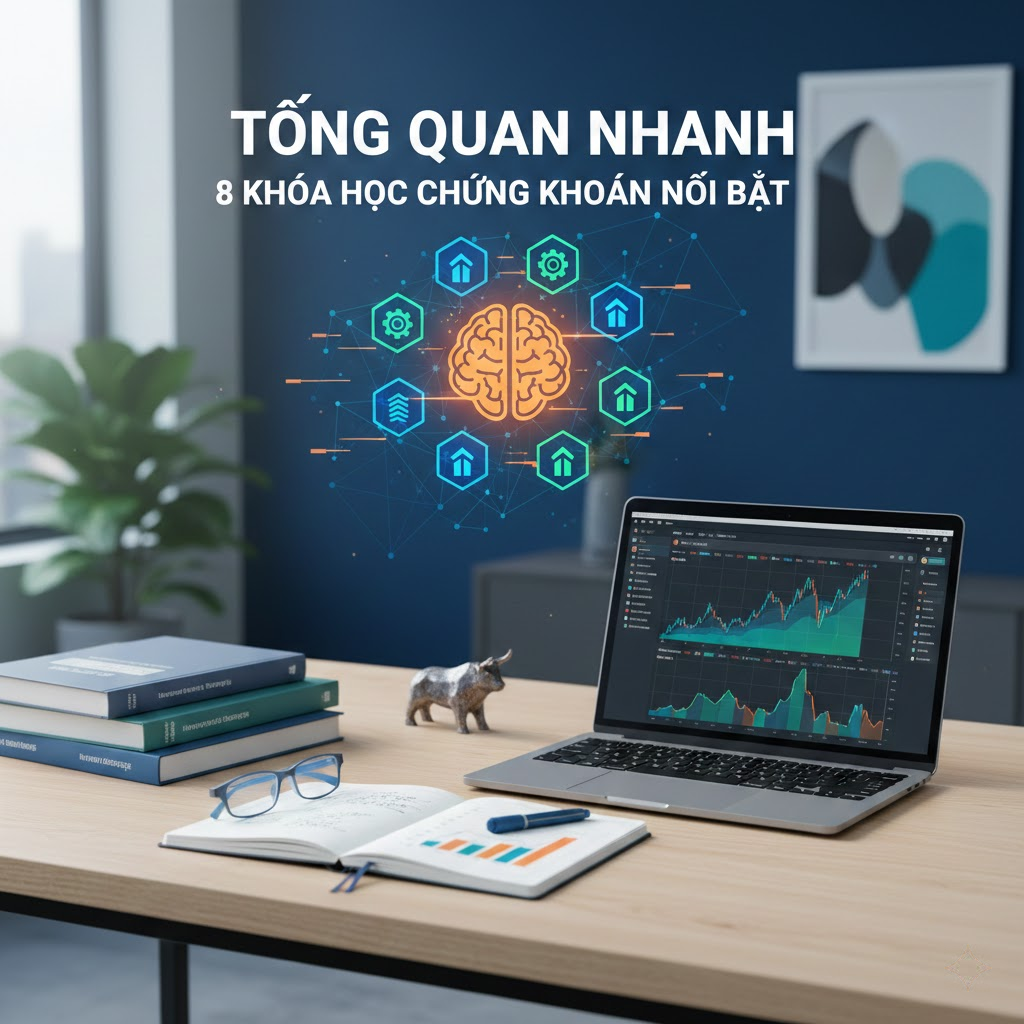 TỔNG QUAN NHANH: 8 KHÓA HỌC CHỨNG KHOÁN NỔI BẬT