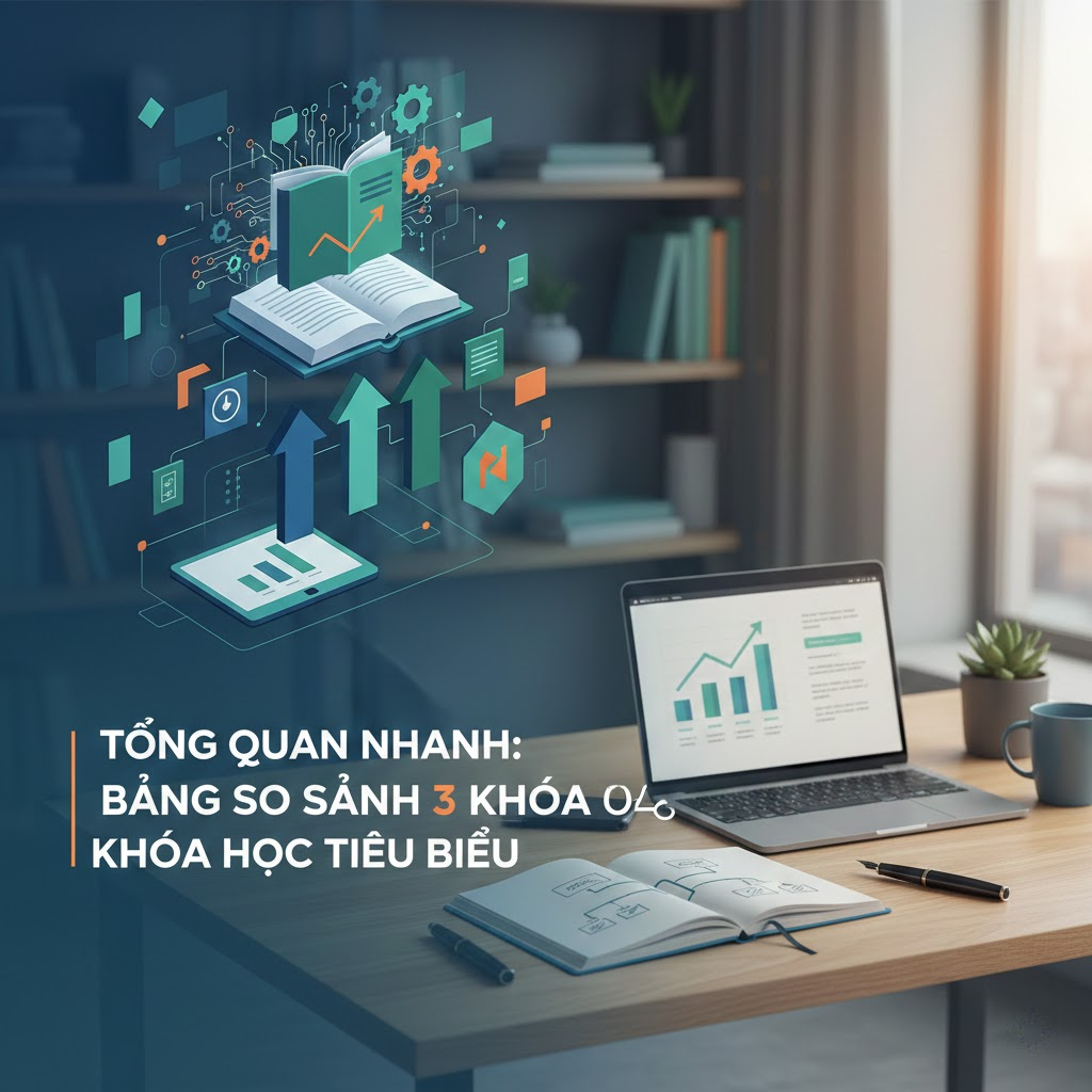 Tổng Quan Nhanh: Bảng So Sánh 3 Khóa Học Tiêu Biểu