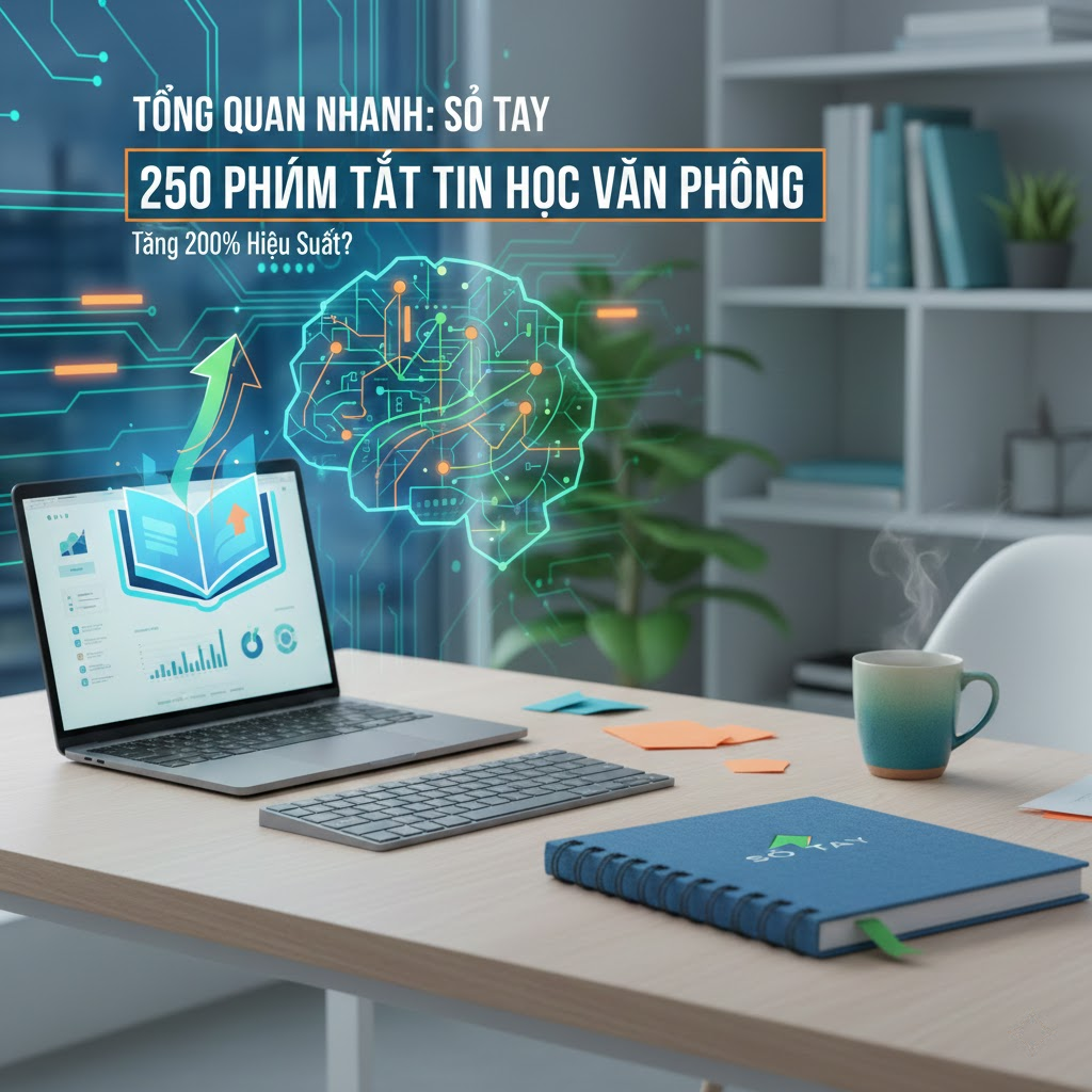 Tổng Quan Nhanh: Sổ Tay 250 Phím Tắt Tin Học Văn Phòng